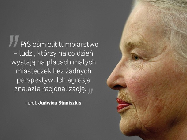 prof. Jadwiga Staniszkis PiS polityka Prawo i Sprawiedliwość