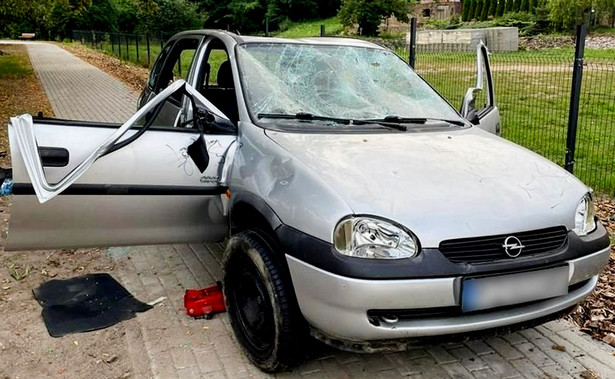 Opel Corsa siał postrach w Świebodzinie