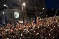 Demonstracje protesty Sąd Najwyższy sądy sądownictwo wymiar sprawiedliwości