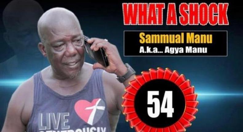Official poster for late Kumawood actor Agya Manu drops