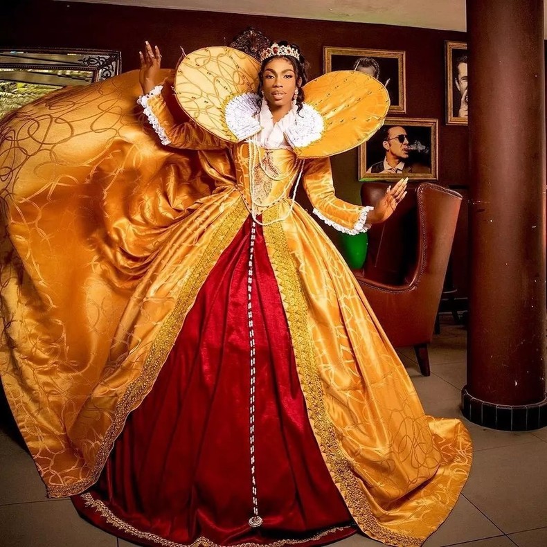 James Brown must have thought he was invited to this year's Met Gala where the theme was Gilded era. [Instagram/JamesBrown]