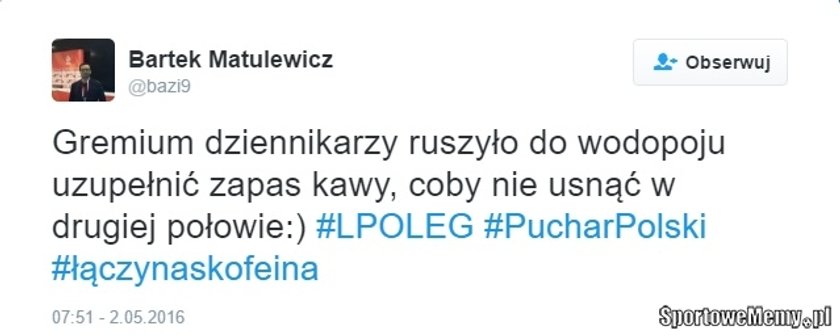 MEMY po finale Pucharu Polski Lech Poznań - Legia Warszawa