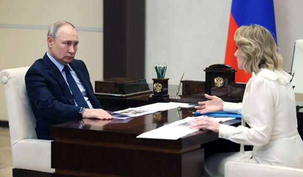 Vladimir Putin i Marija Lvova Belova (arhiva)