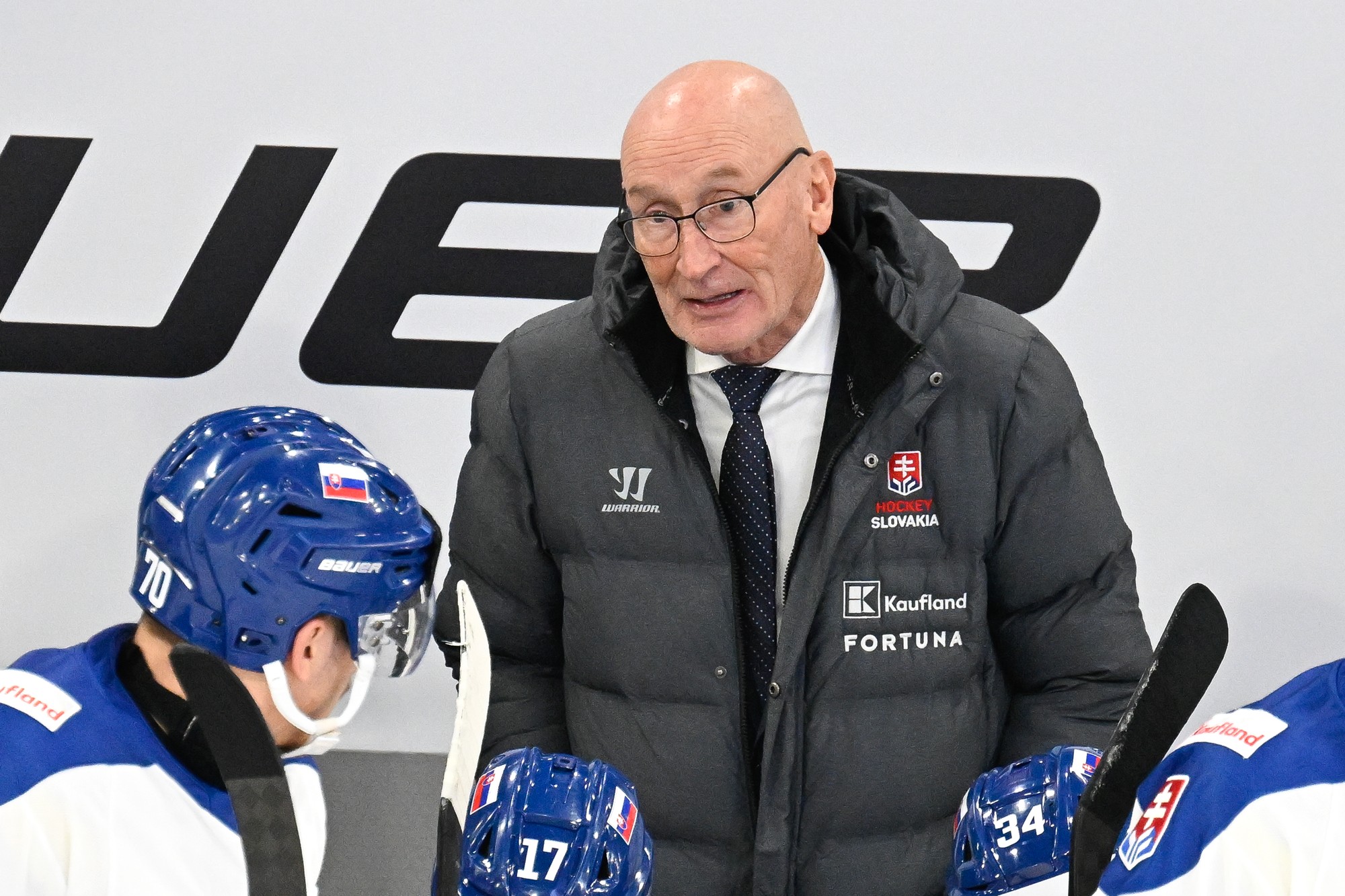 Tréner Slovenska Craig Ramsay.