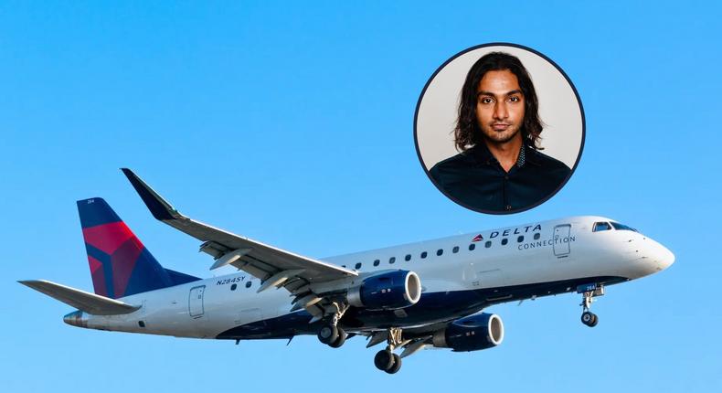 Prashant Fonseka, a partner at Tuesday Capital, said he and a few other people on his flight celebrated after seeing the news that federal regulators were stepping in to save Silicon Valley Bank depositors.Tuesday Capital, AaronP/Bauer-Griffin/GC Images/Getty Images