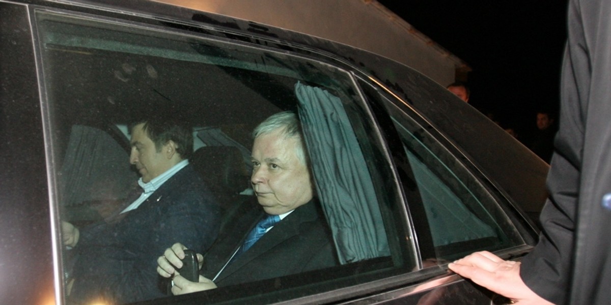 lech kaczyński w gruzji