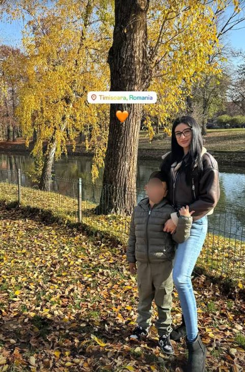 Marina Gagić sa sinom