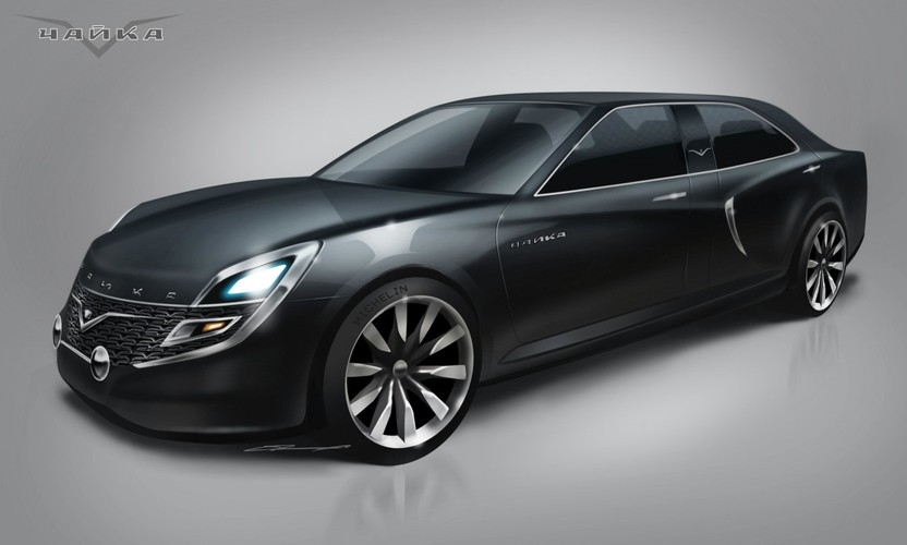 Konkursowy projekt nowej limuzyny Putina. Czy coś z tego zostanie wykorzystane przez Porsche przy tworzeniu auta produkcyjnego?