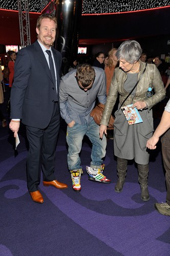 Rinke Rooyens i Michał Piróg na premierze 'Last minute'