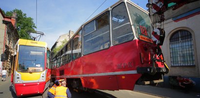 Tramwaj wykoleił się przez... fatalne torowisko