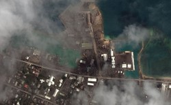 Są ofiary śmiertelne tsunami. Wszystkie domy na wyspie Mango zniszczone. ZDJĘCIA