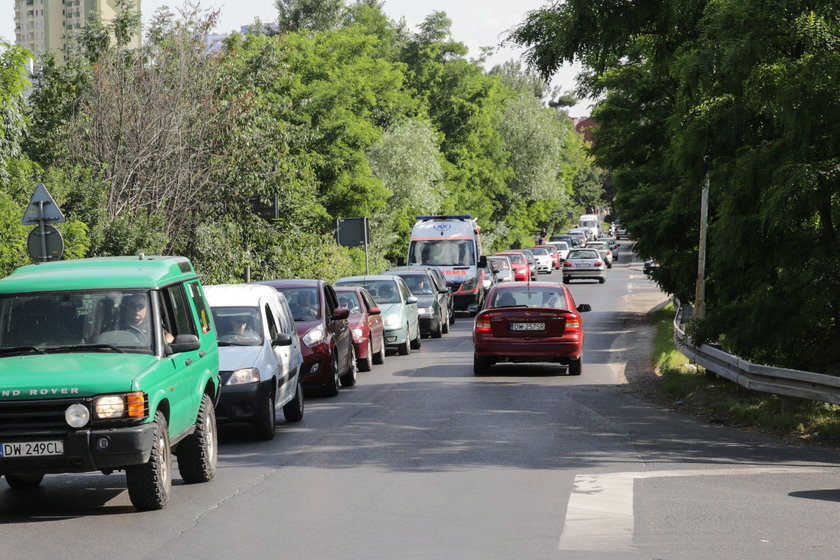 Wiadukt na Chociebuskiej we Wrocławiu (jeszcze przed zamknięciem)