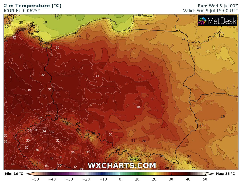 Upał zaatakuje już w weekend, głównie w zachodniej Polsce