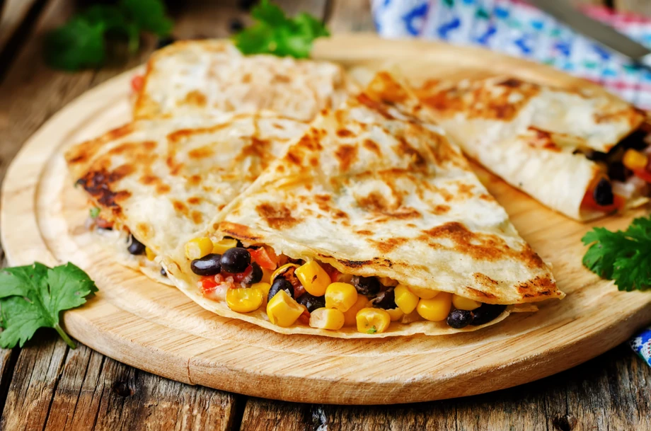 Ekspresowa quesadilla z fasoli