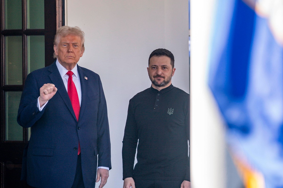 Ukrainian President Zelenskyy Visits the White House in Washington, DC