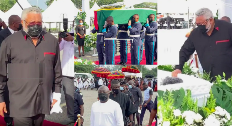 Victoria Agbotui: JJ Rawlings' mother goes home . Photo source: Instagram/Sweet Maame Adwoa 