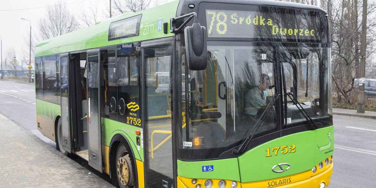 autobus przystanek poznań