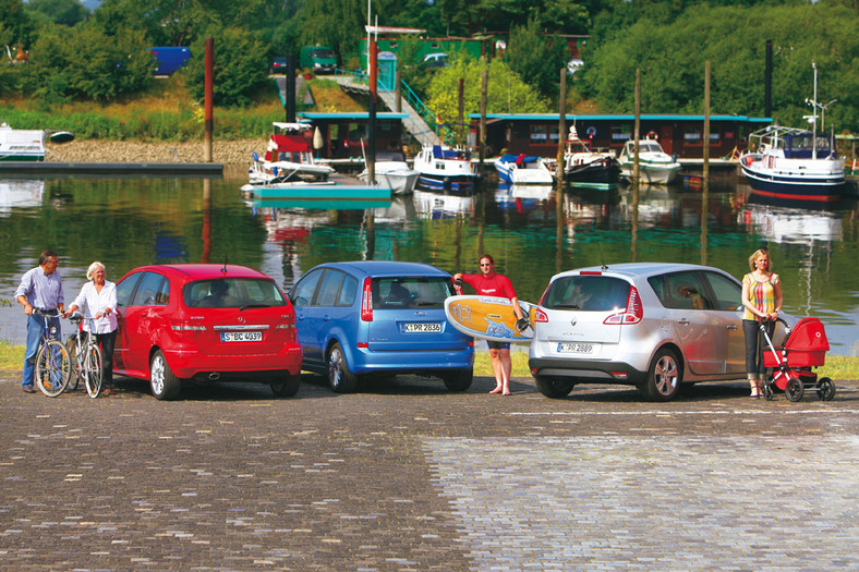 Minivany na każdą okazję - Renault Scenic kontra Ford C-Max i Mercedes Klasy B