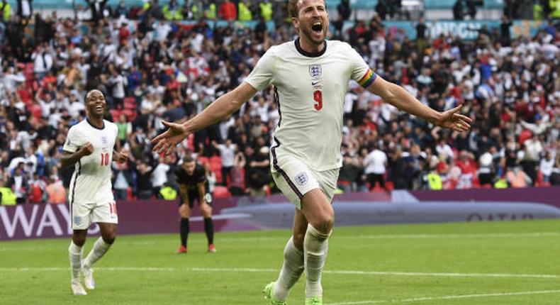 Les deux buteurs de lors de la victoire de l'Angleterre 2 - 0 contre l'Allemagne en 8e de finale de l'Euro 2021