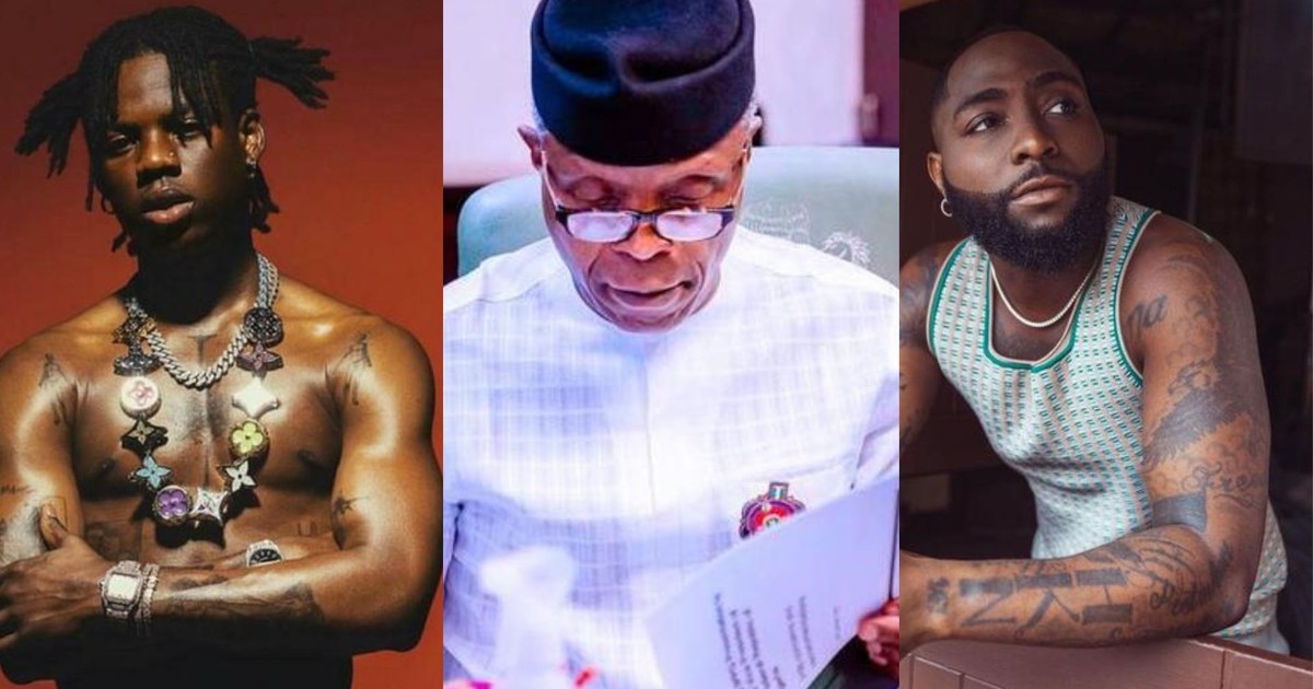 Osinbajo, Davido, Rema, others among 100 most notable peace icons in Africa - Vimarsana News