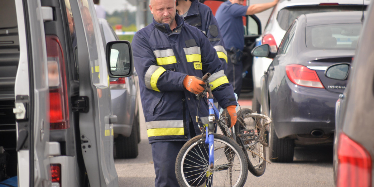 Wypadek na przejeździe kolejowym w Walentynowie