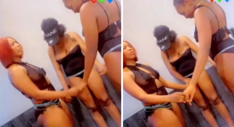Touch men’s hearts to spray their salaries on us – Strippers pray to God before work (video)