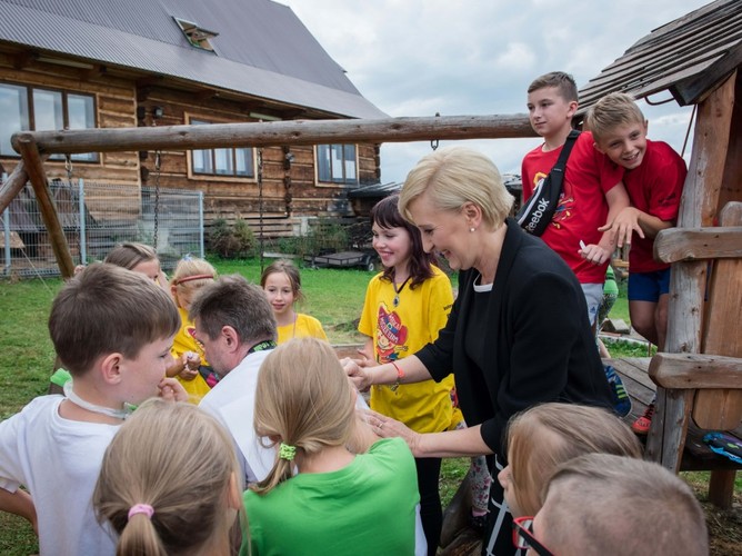Agata Kornhauser-Duda na 'Wakacjach z muszkieterami'