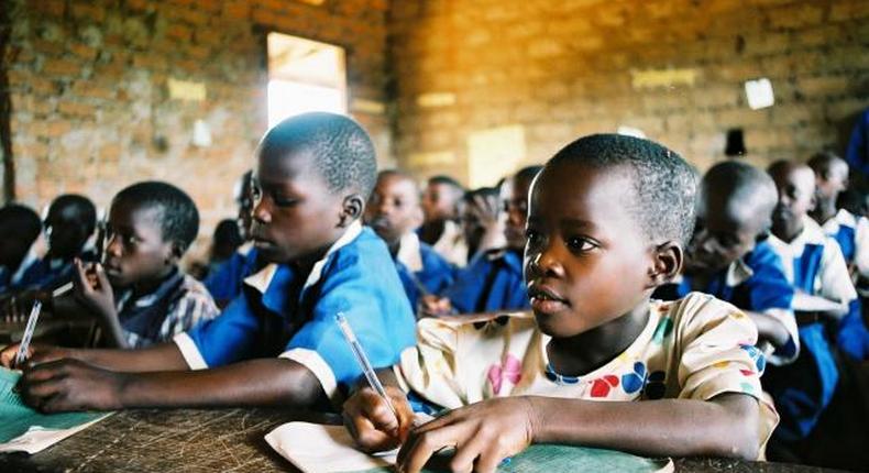 School children in Sub-Saharan Africa