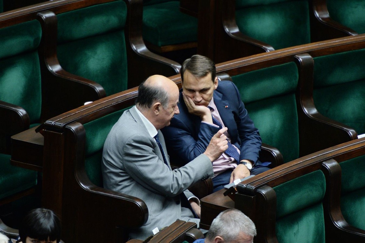 Jacek Rostowski i Radosław Sikorski