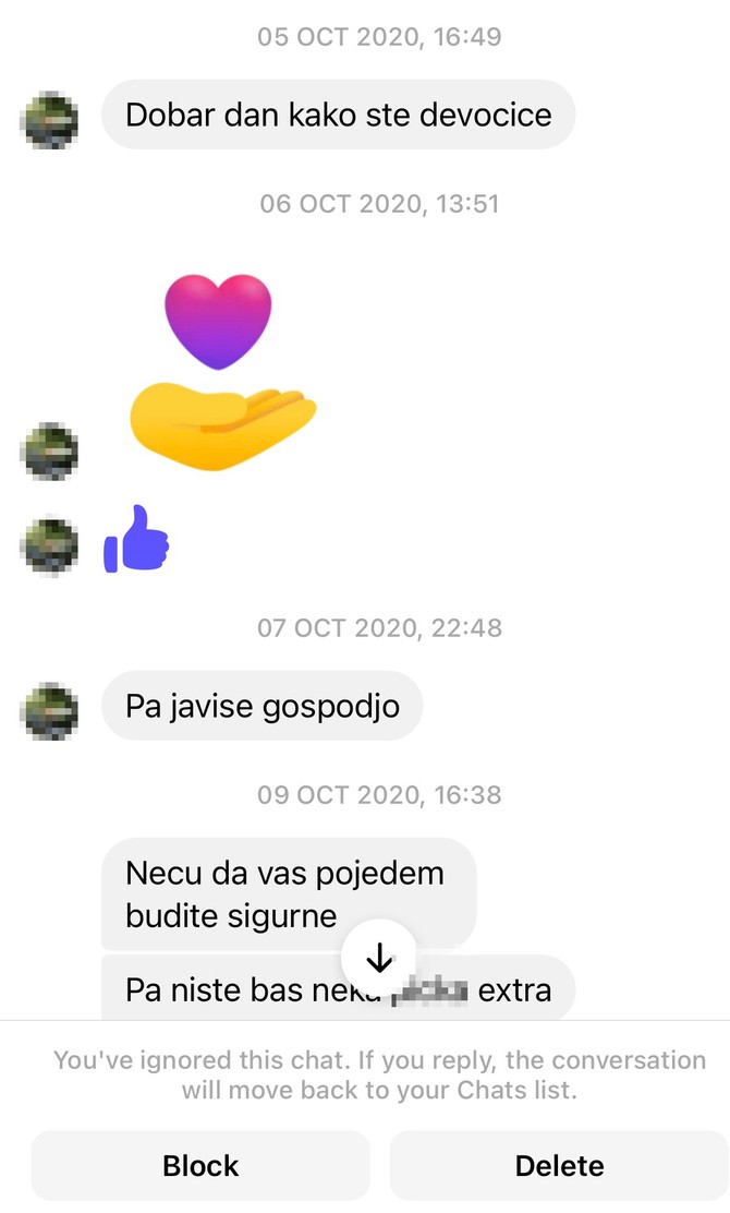 Poruke u inboksima žena