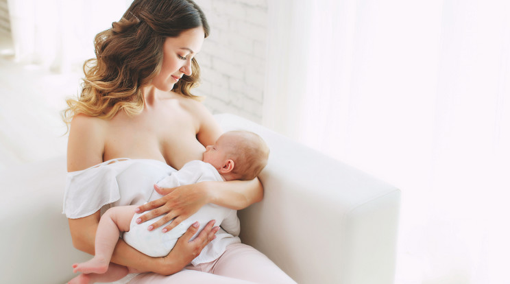 Az igény szerinti szoptatással érvényesül majd a kereslet-kínálat elve, azaz mindig annyi tej termelődik, amennyit a baba elfogyaszt / Fotó: Shutterstock