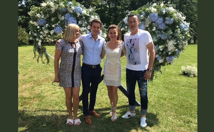 Tomasz Hajto na poprawinach u Agnieszki Radwańskiej i Dawida Celta