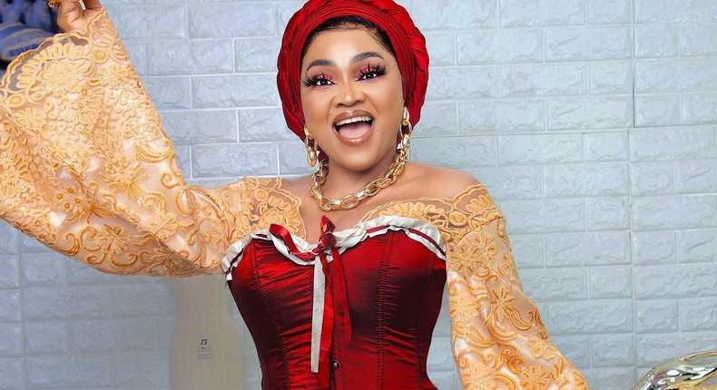 Nollywood movie star Mercy Aigbe  celebrates her daughters birthday in an Instagram post [Instagram/MercyAigbe]