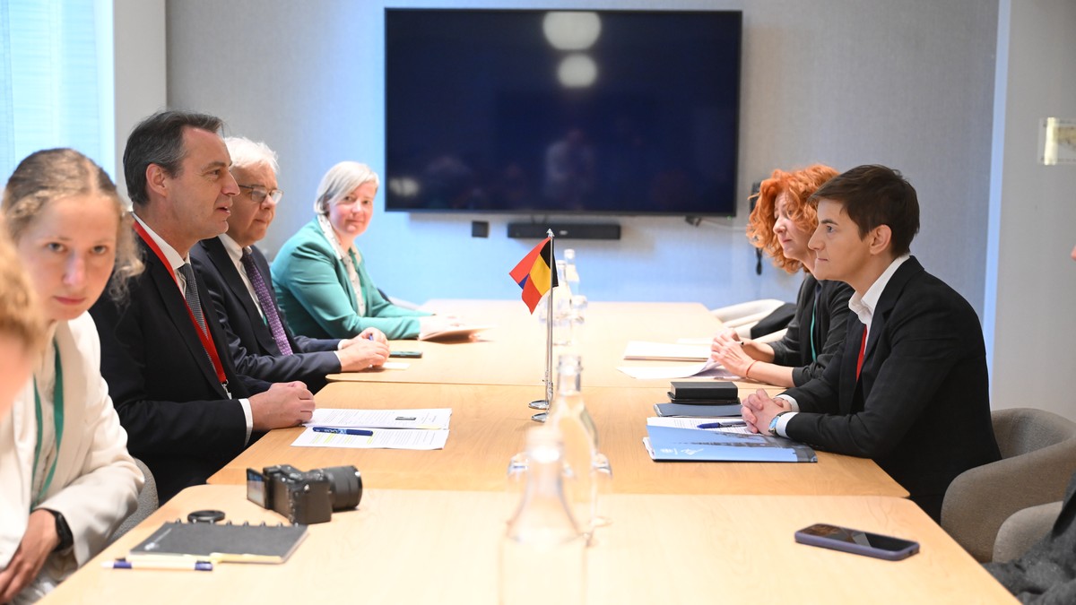 Ana Brnabić i Vinsent Blondel