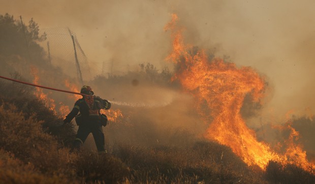 Šumski požari na Kritu