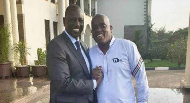 File image of Dennis Itumbi with DP Ruto In a recent interview, Itumbi maintained that he was sacked for refusing to betray DP Ruto