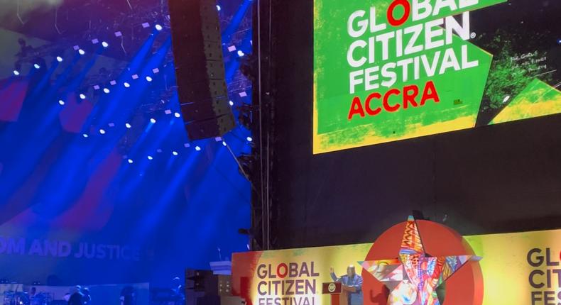 President Akufo-Addo booed during speech at Global Citizen Festival