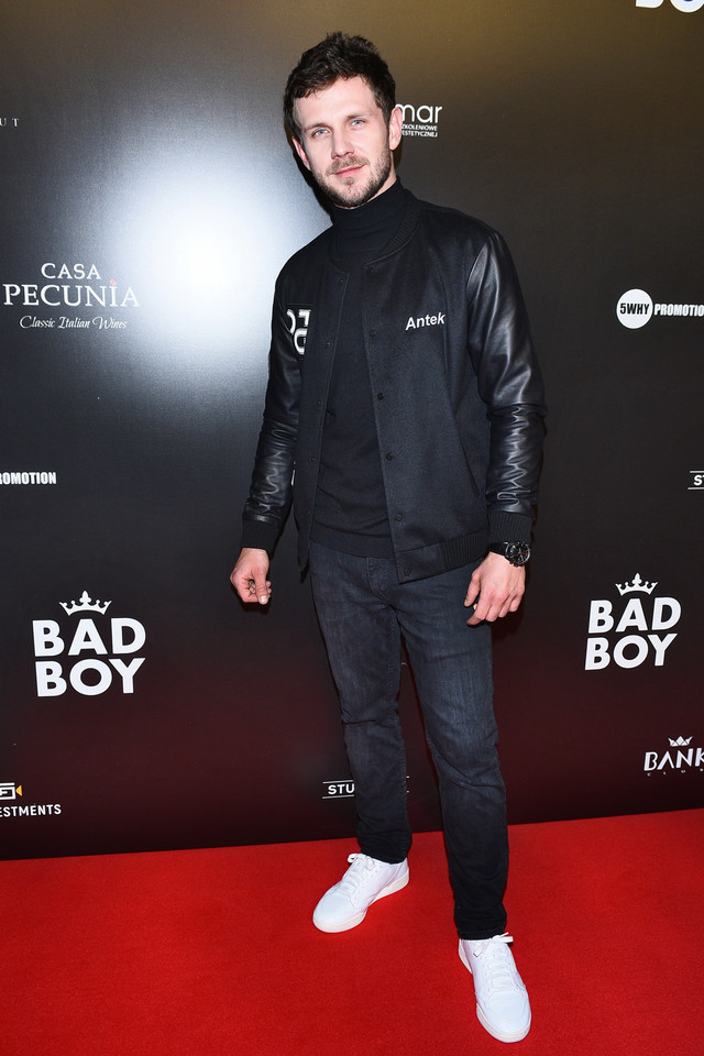 Antek Królikowski na premierze filmu "Bad Boy"