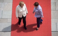 Premier Szydło u kanclerz Merkel. Upomni się o prawa Polaków w Niemczech [ZDJĘCIA]
