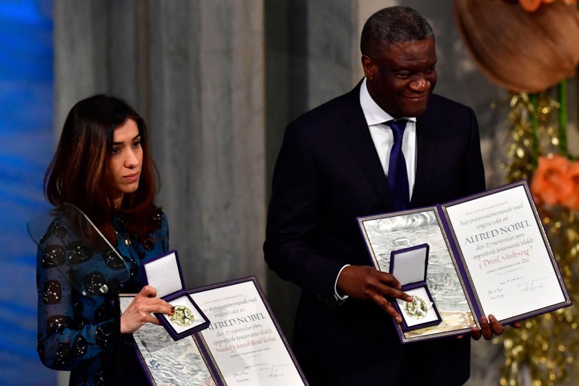 Denis Mukwege i Nadia Murad