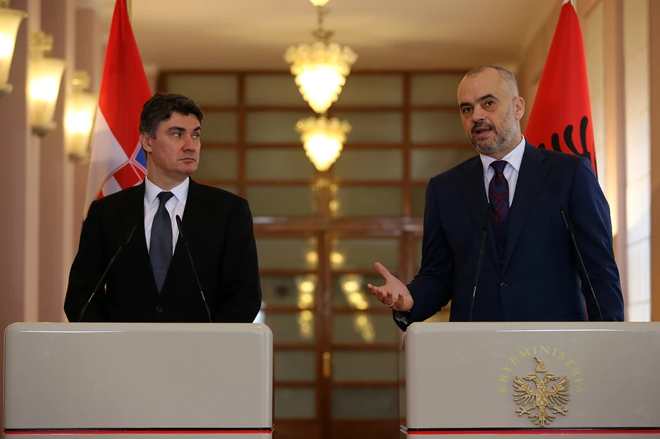 Zoran Milanović i Edi Rama