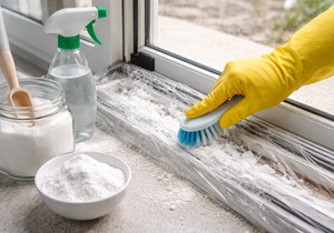 Čišćenje okvira prozora 