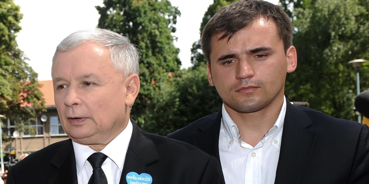 Jarosław Kaczyński i Marcin Dubieniecki