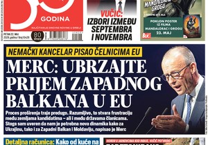 Blic naslovna strana za 22.5.