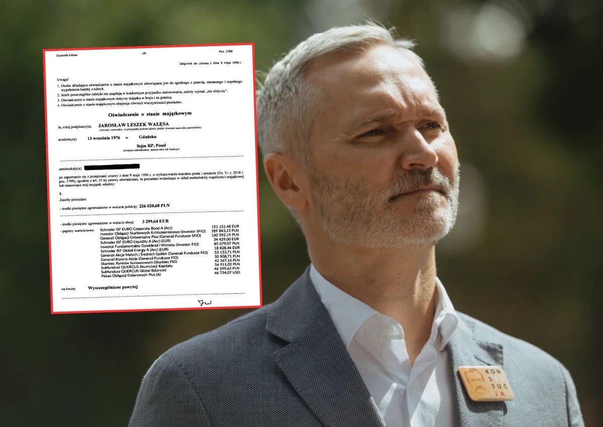 Oto majątek Jarosława Wałęsy. Syn byłego prezydenta to milioner