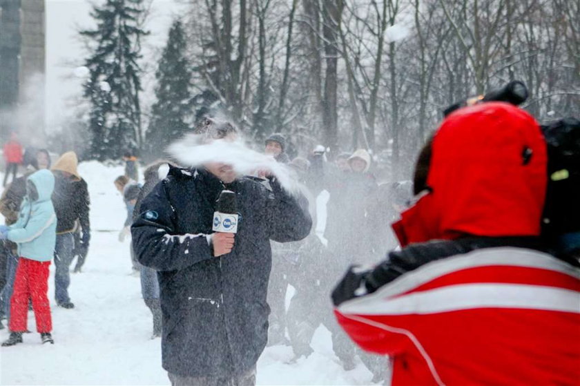 Bitwa na śnieżki w Poznaniu. Zdjęcia!