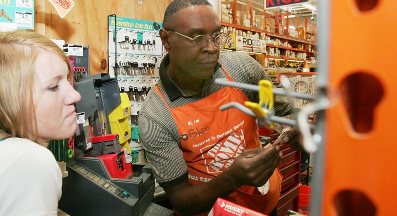 home depot employees