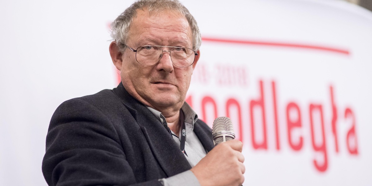 Adam Michnik, redaktor naczelny "Gazety Wyborczej". 