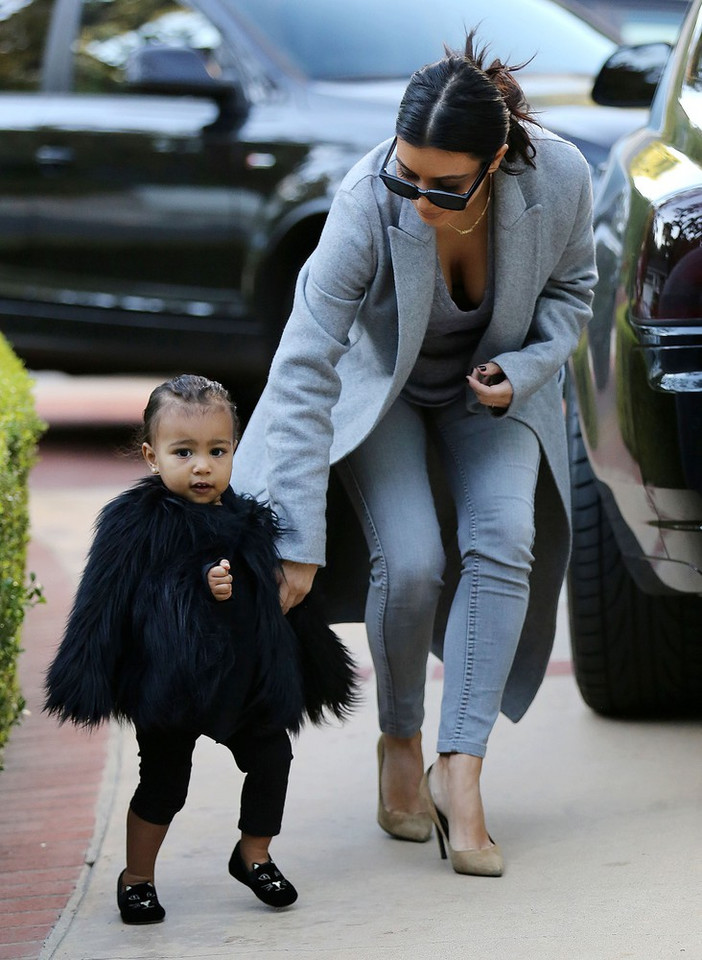North West z mamą Kim Kardashian