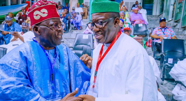 President Bola Ahmed Tinubu and Ekiti State Governor, Kayode Fayemi. [Twitter:@kfayemi]